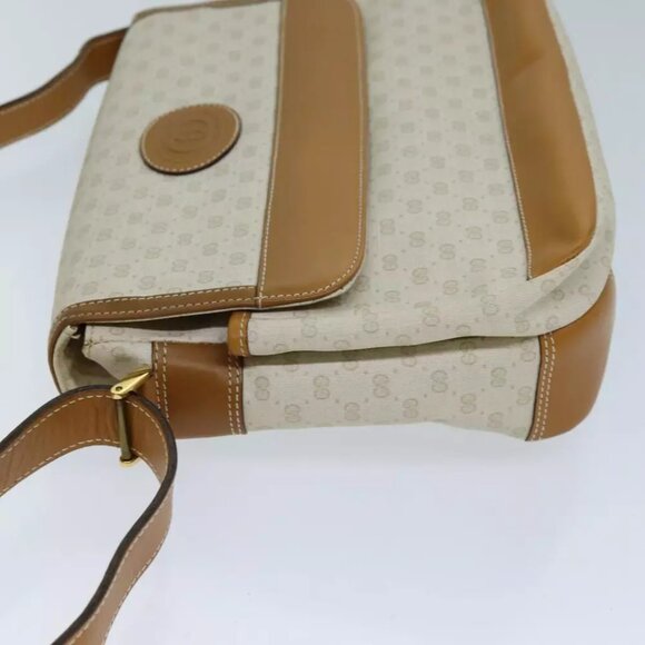 GUCCI Micro GG Supreme Shoulder Bag PVC Beige 001 106 0185 Auth am6133 - Picture 15 of 16